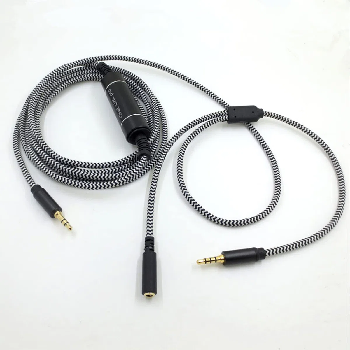 Partido Chat Link Pro Cable w/Cancelación de ruido Adaptadores para Elgato Captura de juegos HD60 S+/HD60/HD60 Pro Nintendo Switch/Xbox One/Xbox Series X/S/PS4/PS5(2.6m/8.5ft)