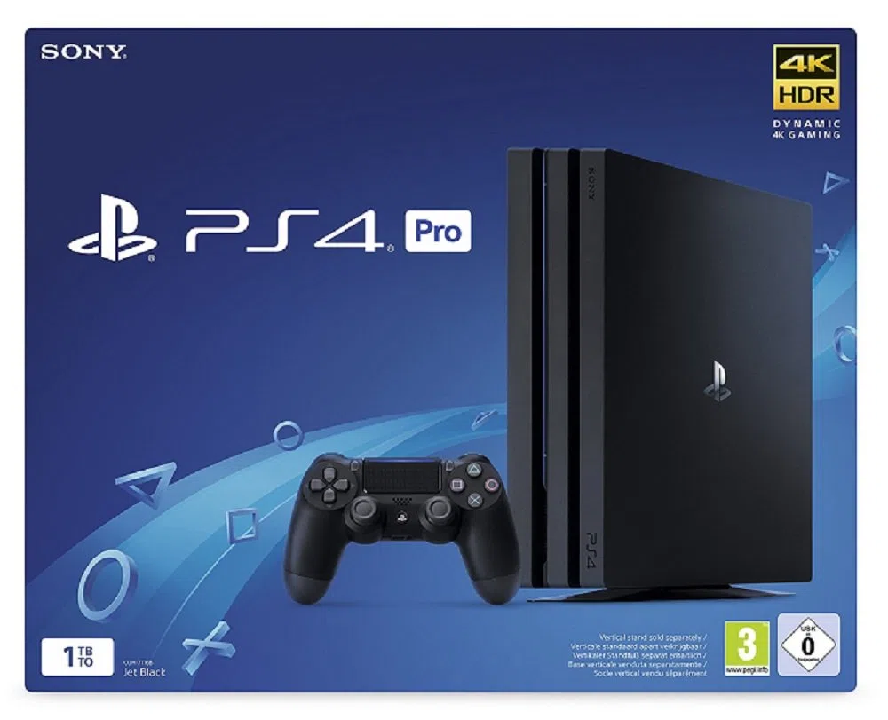 Sony PlayStation 4 Pro 1TB Negro 1000 GB Wifi - Videoconsolas (Negro, 8192 MB, GDDR5, AMD Jaguar)