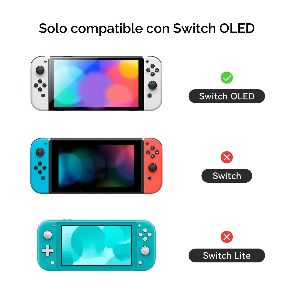 GeekShare Linda Funda Protectora de Felpa Compatible con Consola Switch OLED y Joy con - Absorción de Golpes y antiarañazos - Oso de Peluche