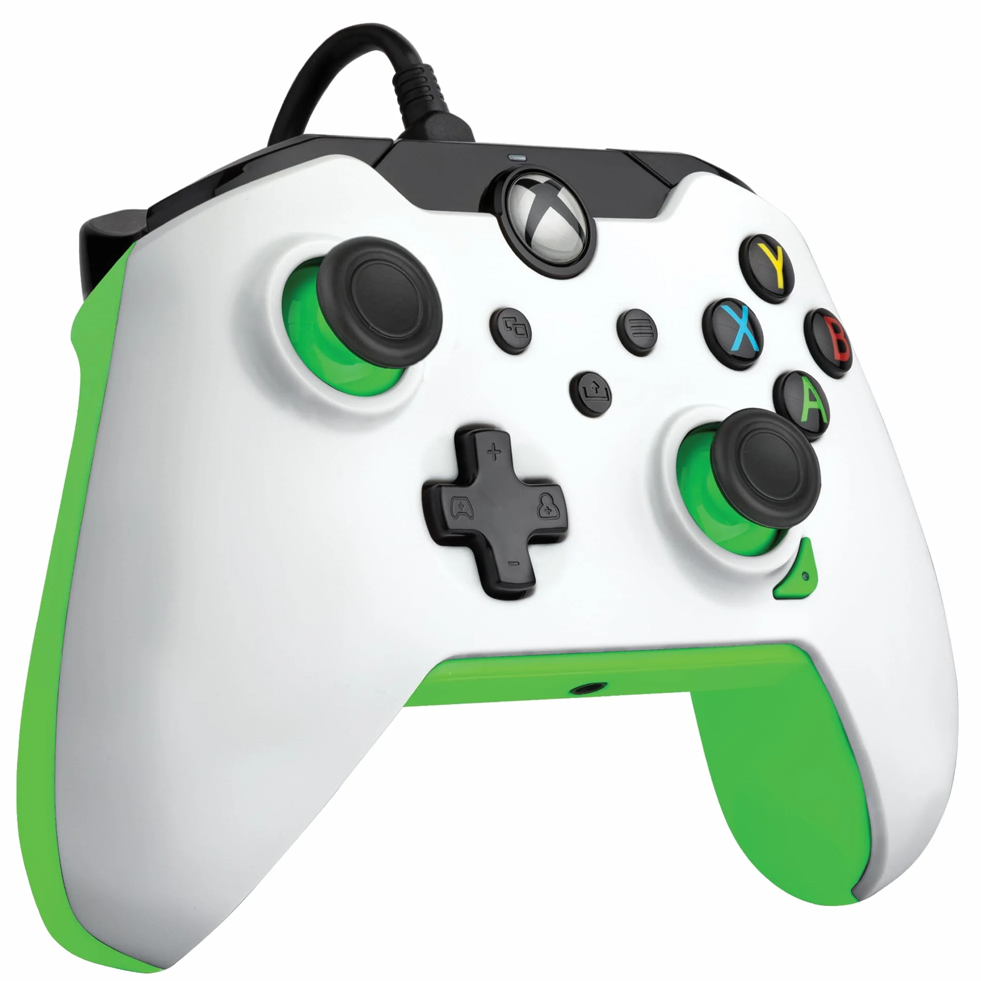 PDP Wired Video Game mando Neon White for Xbox Series X|S, Gamepad, Gaming mando, Xbox One, Officially Licensed