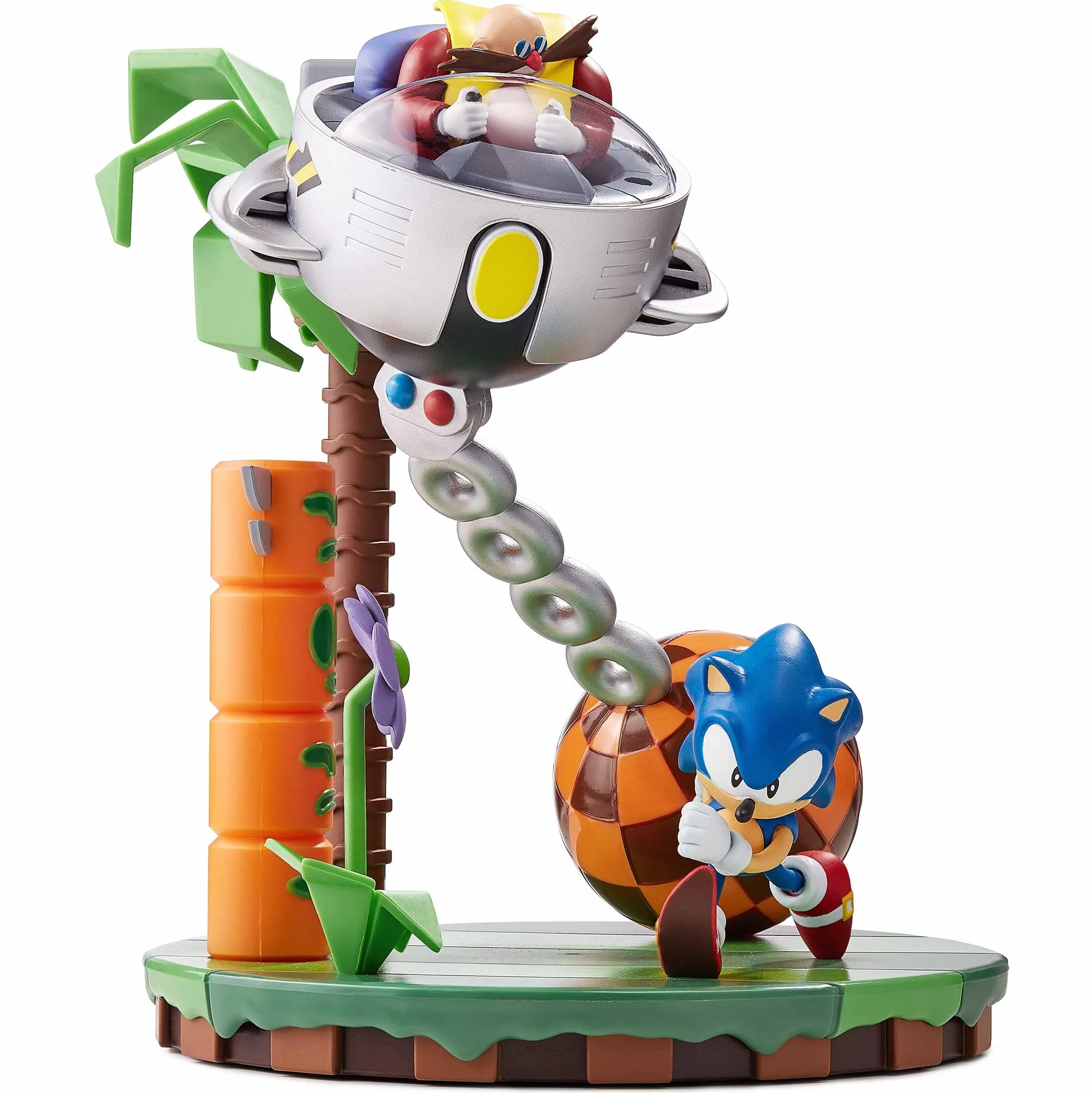Numskull Sonic 30th Anniversary - Sonic vs Dr. Eggman (24cm) Diorama Statue (5056280431640)