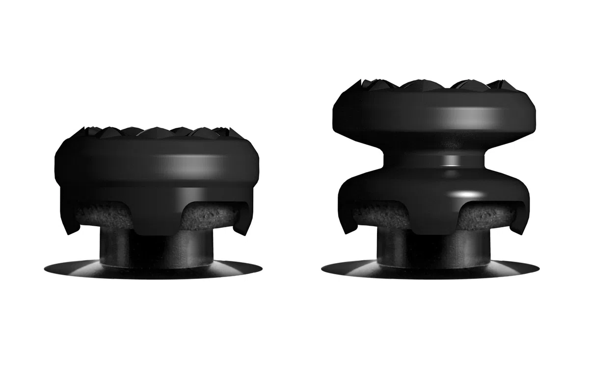 KontrolFreek Aim Boost Kit para Mando de PlayStation 5 (PS5) y PlayStation 4 (PS4) | Incluye palancas de Rendimiento y Anillos de precisión | Black Galaxy Edition
