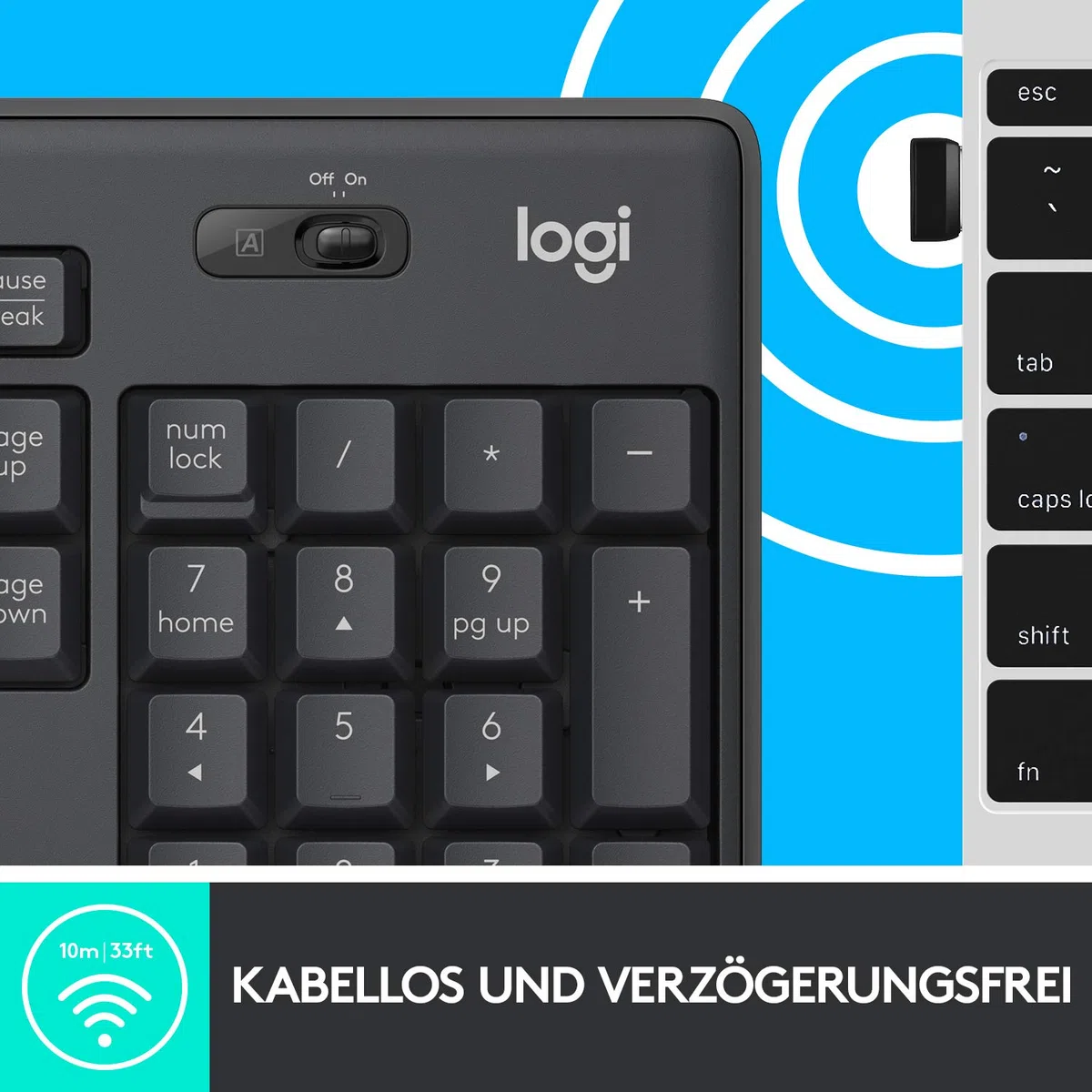 Logitech MK295 silencioso inalámbrico COMBO - DEU QWERTZ