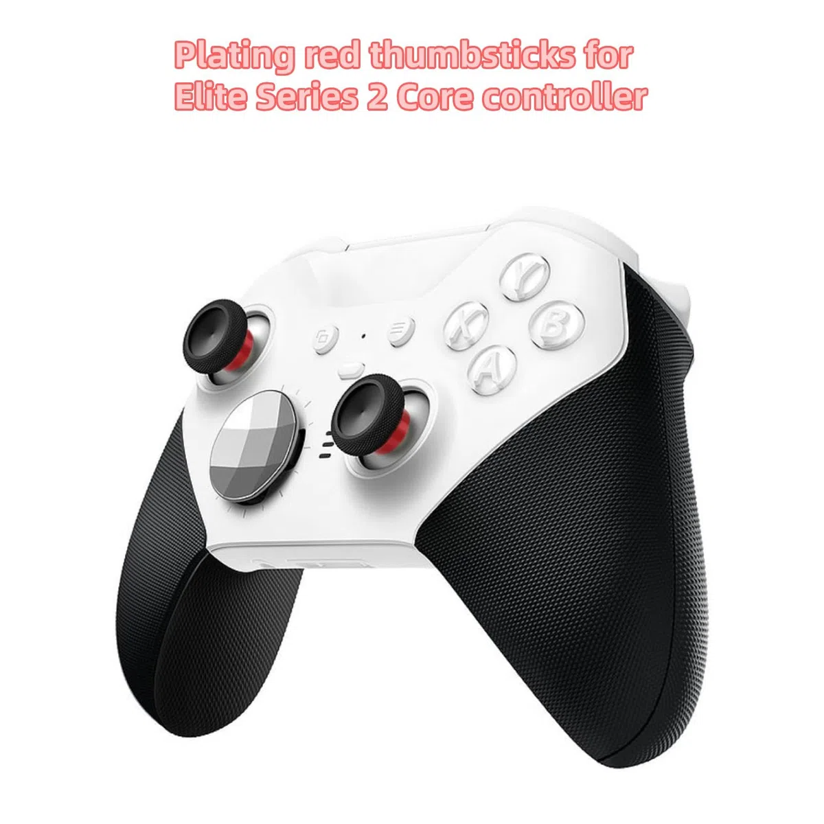 Botones de repuesto para mando Elite Series 2 para Xbox One Elite Series 2 (modelo 1797) y Elite Series 2 Core Controller (6 en 1, rojo)
