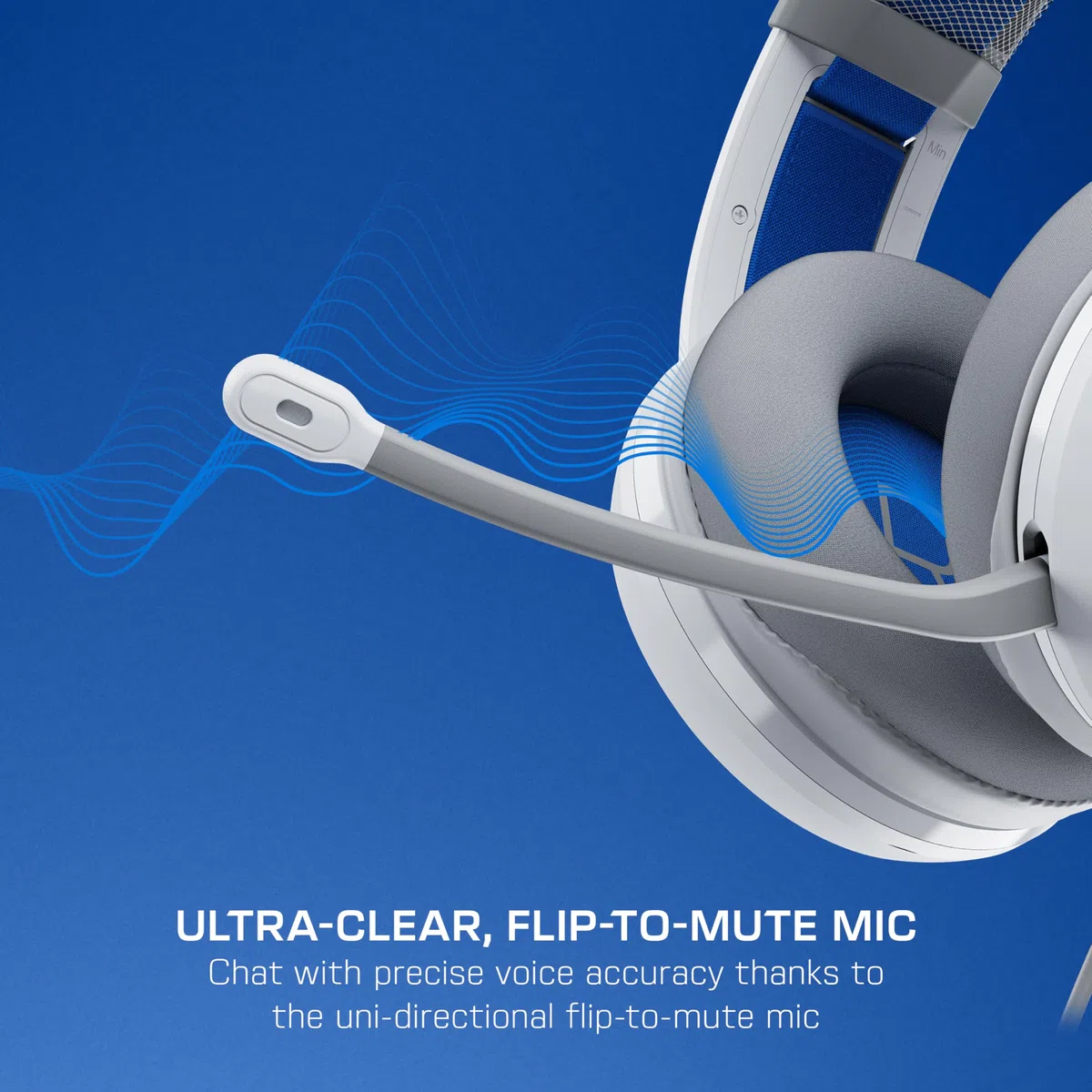 Turtle Beach Atlas 200 Blanco Auriculares de Juego con Cable con Licencia Oficial para PlayStation, PS5, PS4, transductores Nanoclear de 50 mm, micrófono con función de Silencio al abatir