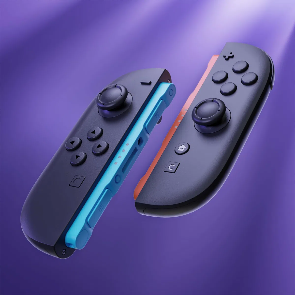 eXtremeRate Joystick 3D de Repuesto para Nintendo Switch 2, Palanca Analógica Izquierda y Derecha para Joycon 2 con Herramientas de Reparación, Multicolor (Negro)