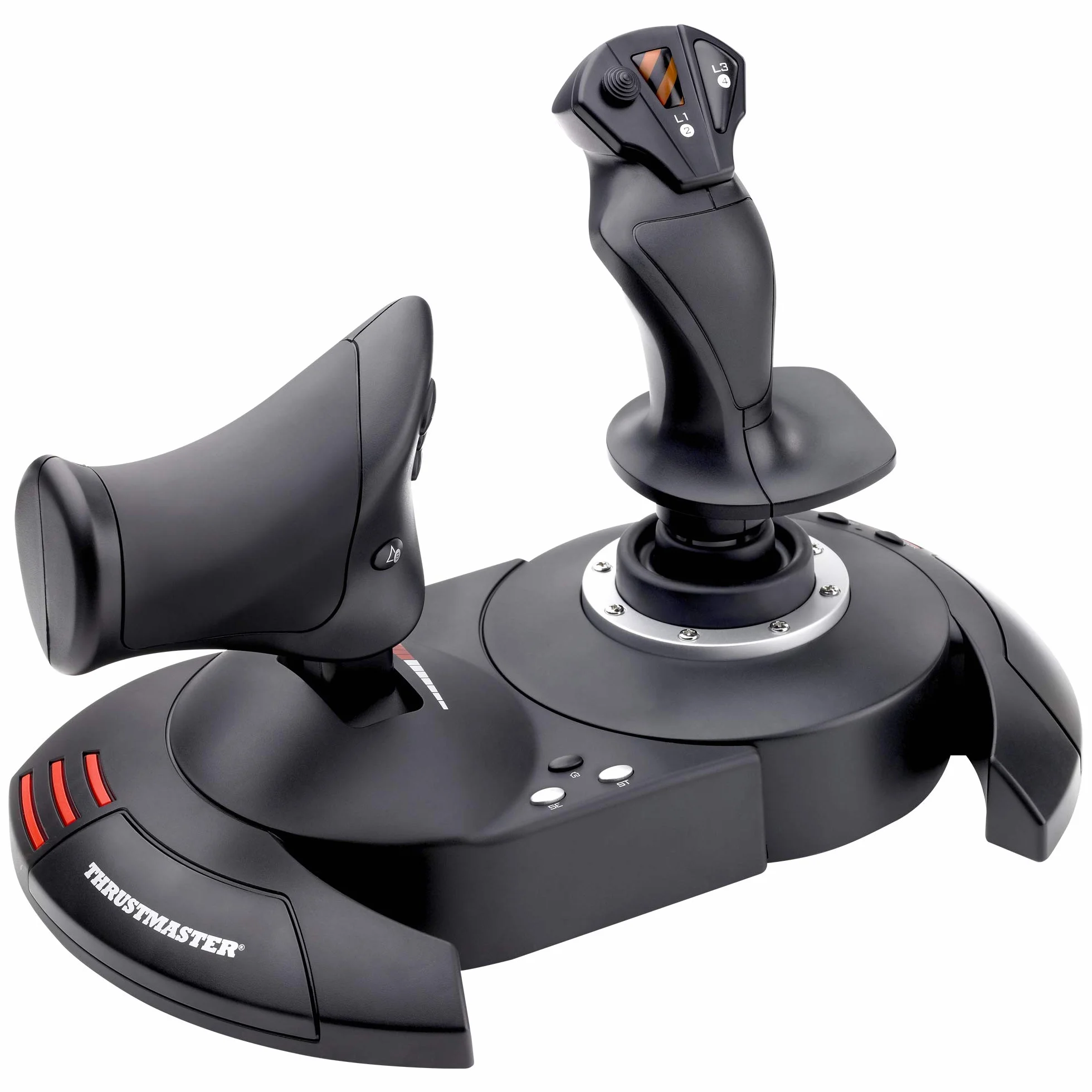 Thrustmaster T.Flight Hotas X - Joystick y Maneta de Control para Simuladores de Vuelo, Precisión Avanzada, Compatible con PC, Ideal para Microsoft Flight Simulator y Juegos de Aviación