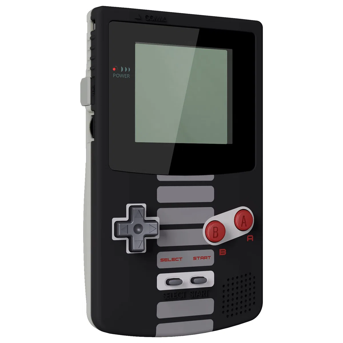 eXtremeRate Carcasa IPS Ready para Game Boy Color (GBC), Compatible con OSD IPS y Pantalla LCD Estándar, Funda con Botones para Game Boy - No Incluye Consola ni Pantalla, Clásicos NES
