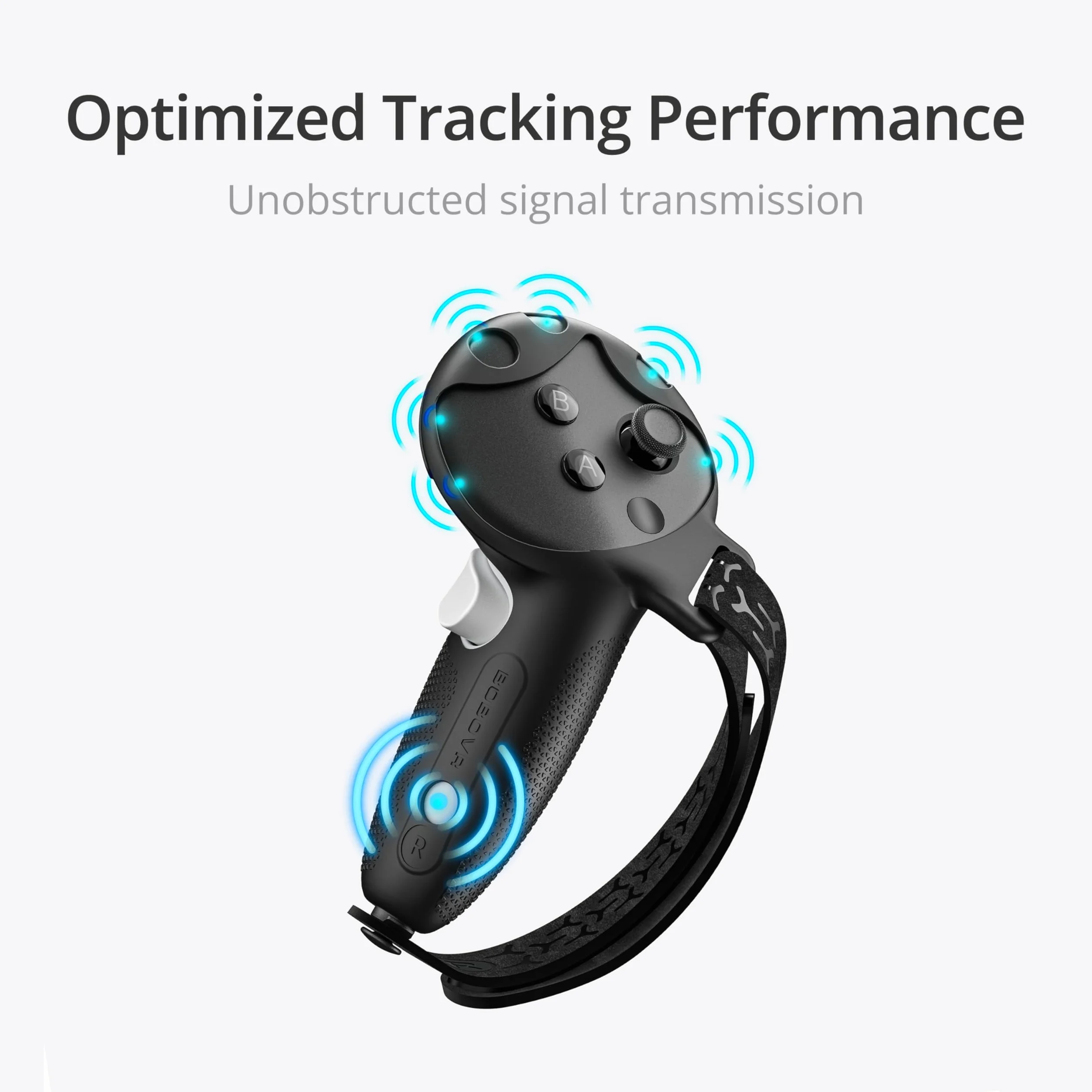 BOBOVR G3 Funda de Agarre Controlador, Funda de Silicona Antideslizante,Correa Deportiva Ajustable y Base de Carga Inalámbrica para CD3/D3, Compatible con Quest 3/3S