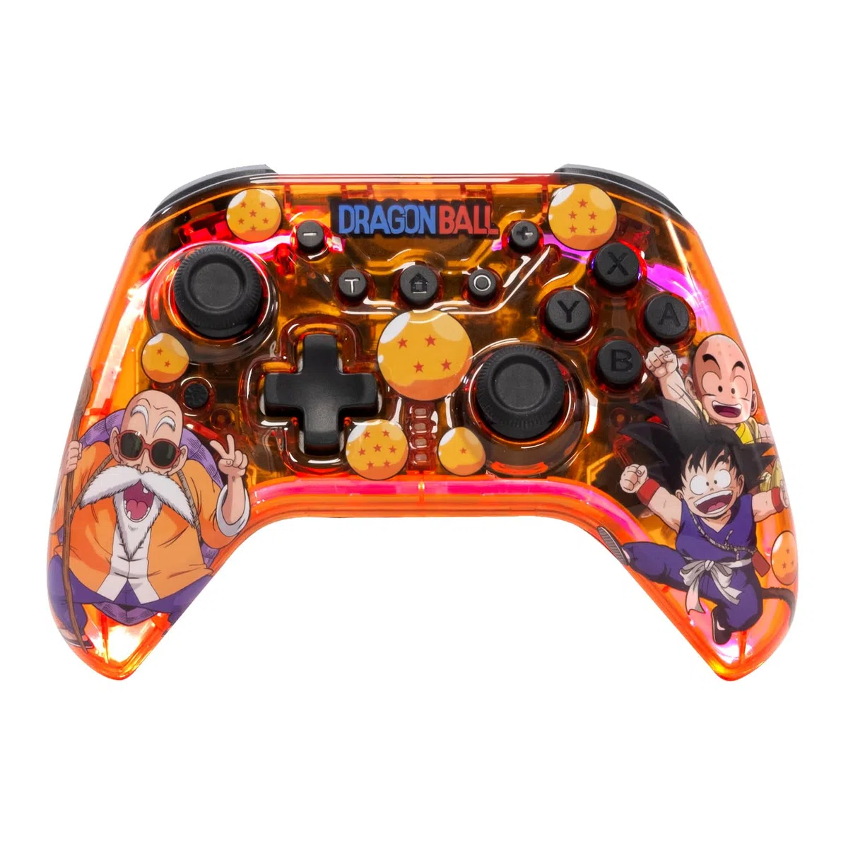 FRTEC - Mando Inalámbrico Dragon Ball Kame para Switch, PC, Móviles, Bluetooth, Luz LED RGB, Gran Autonomía