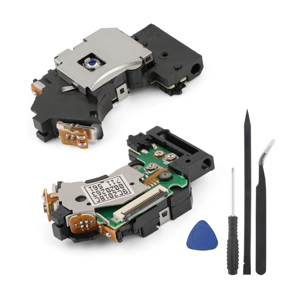RongZy PVR-802W Laser Lens para PS2 Slim 7W 9W Lente Láser Reemplazo con Herramientas de Reparación