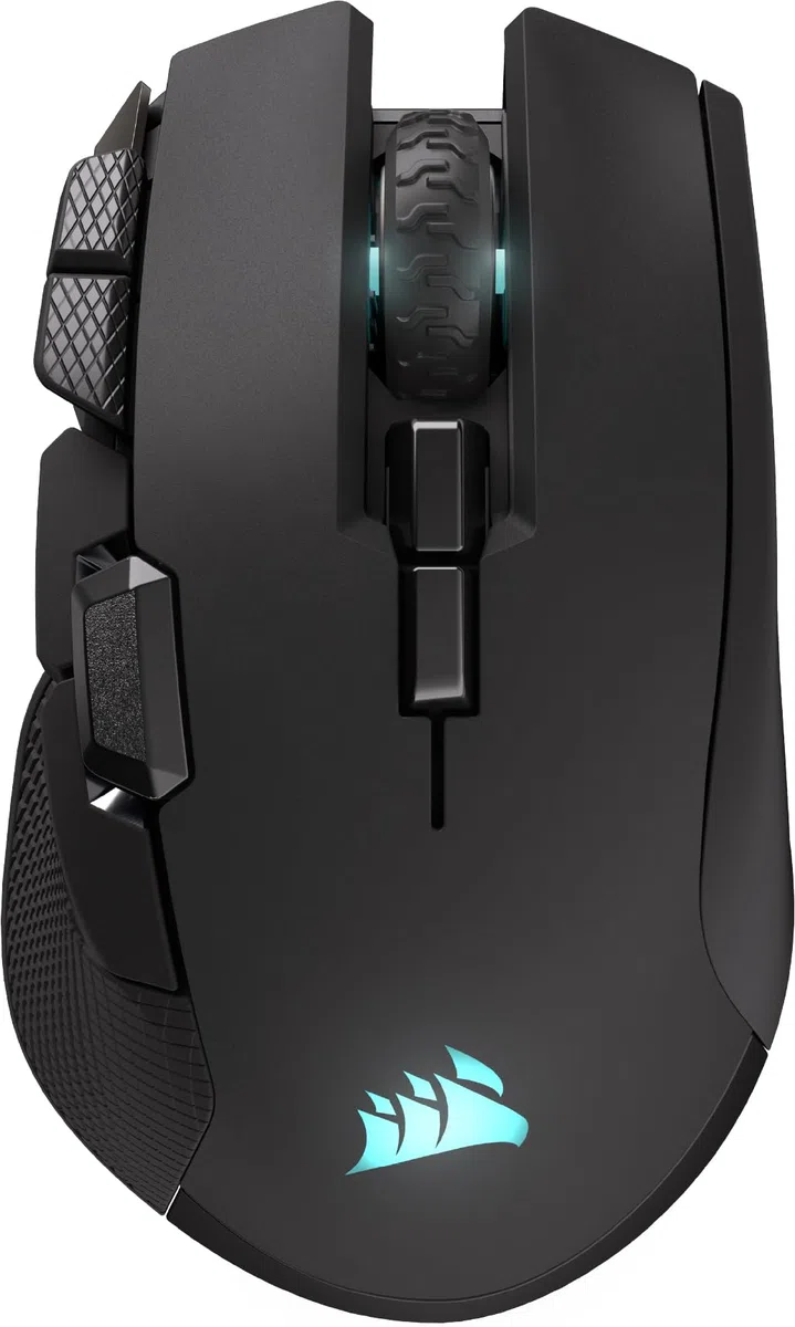 Corsair IRONCLAW Wireless SE (2026) Ratón para Juegos – Negro | 26 000 PPP, Diseño Ergonómico para Manos Grandes, 10 Botones Programables, para MOBA, FPS, MMO