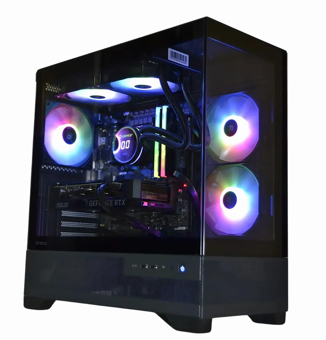 TrendingPC PC Gaming AMD Ryzen 7 8700f X 8x5,0ghz • NVIDIA RTX 5070 12gb • 32gb RAM DDR5 6000mhz • WiFi 6 y Bluetooth 5.2 • SSD m.2 1tb • Refrigeración Líquida 240mm • Windows 11 Pro • PC Gamer