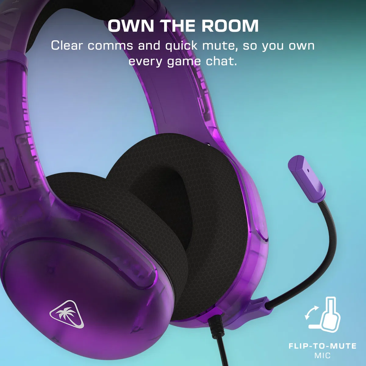 Turtle Beach Airlite Fit Auriculares con Cable para Juegos en Morado fantasmal con Licencia Oficial para Todos los Nintendo Switch: micrófono abatible y silenciable, Orejeras de Comodidad Superior