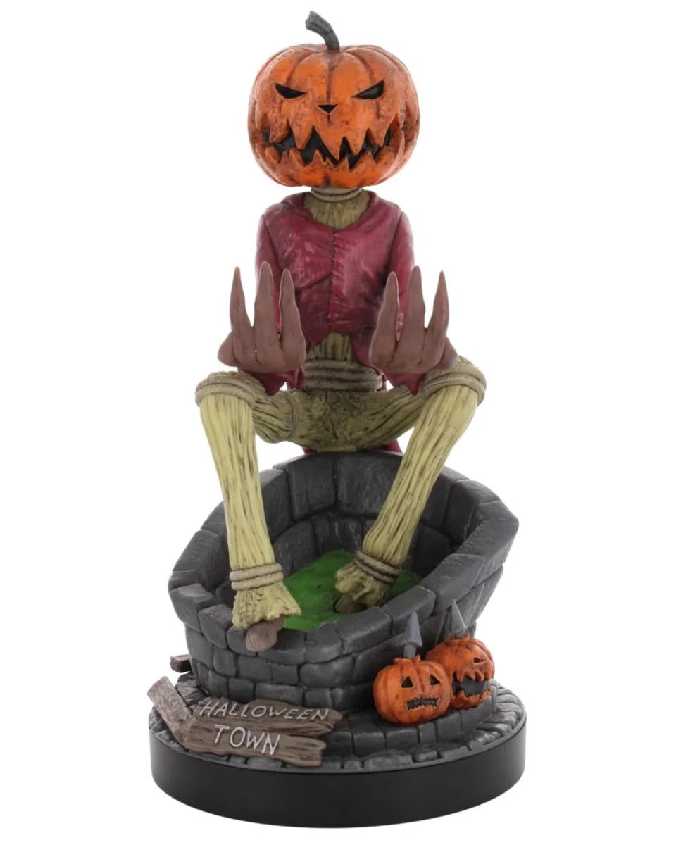 Cableguys The Nightmare Before Christmas Jack Pumpkin King Soporte Mando y Movil - Figuras Soporte para movil y Mando, Compatible con Xbox, PlayStation y la mayoría de mandos estándar