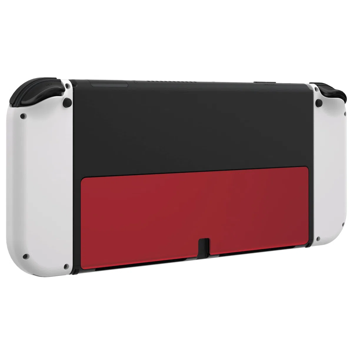 eXtremeRate Soporte Metálico de Repuesto para Nintendo Switch OLED Accesorios, Stand Soporte Trasero de Metal, Kickstand para NSO - No Incluye Consola, Rojo Vampiro