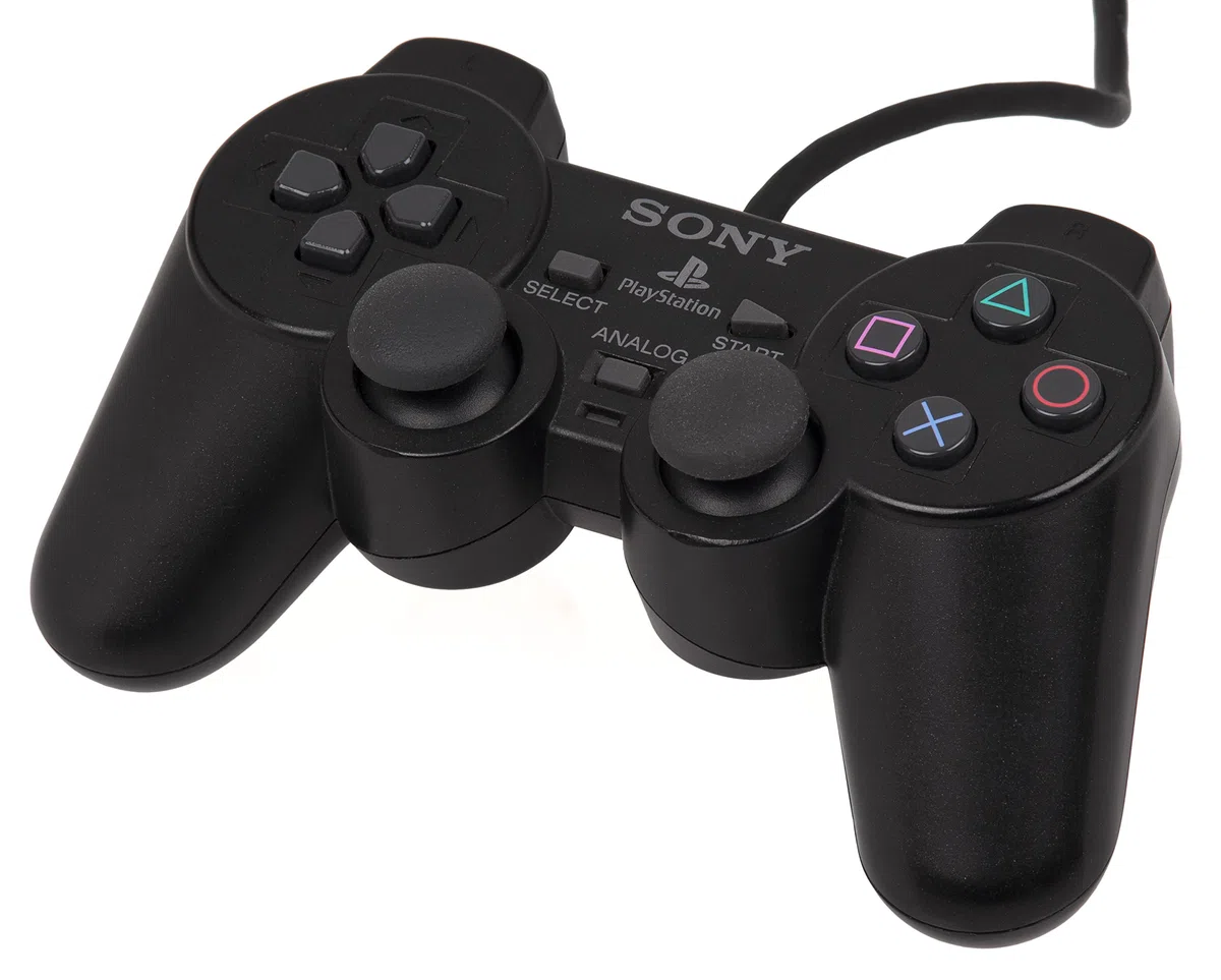 Sony Dualshock 2, PS2 Gamepad Playstation 2 Negro - Volante/mando (PS2, Gamepad, Playstation 2, Analógico, D-pad, Seleccionar, Inicio, Vibración encendida/apagada, Alámbrico, Negro)