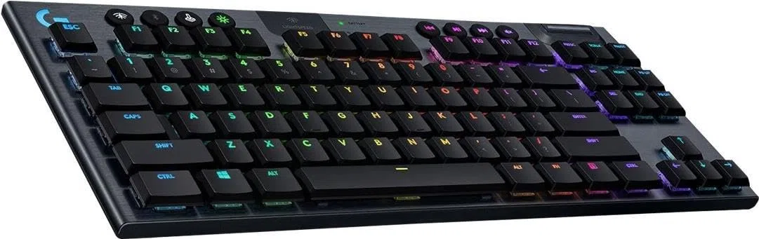 Logitech G G915 TKL - Teclado RF inalámbrico + Bluetooth QWERTZ, Color Negro