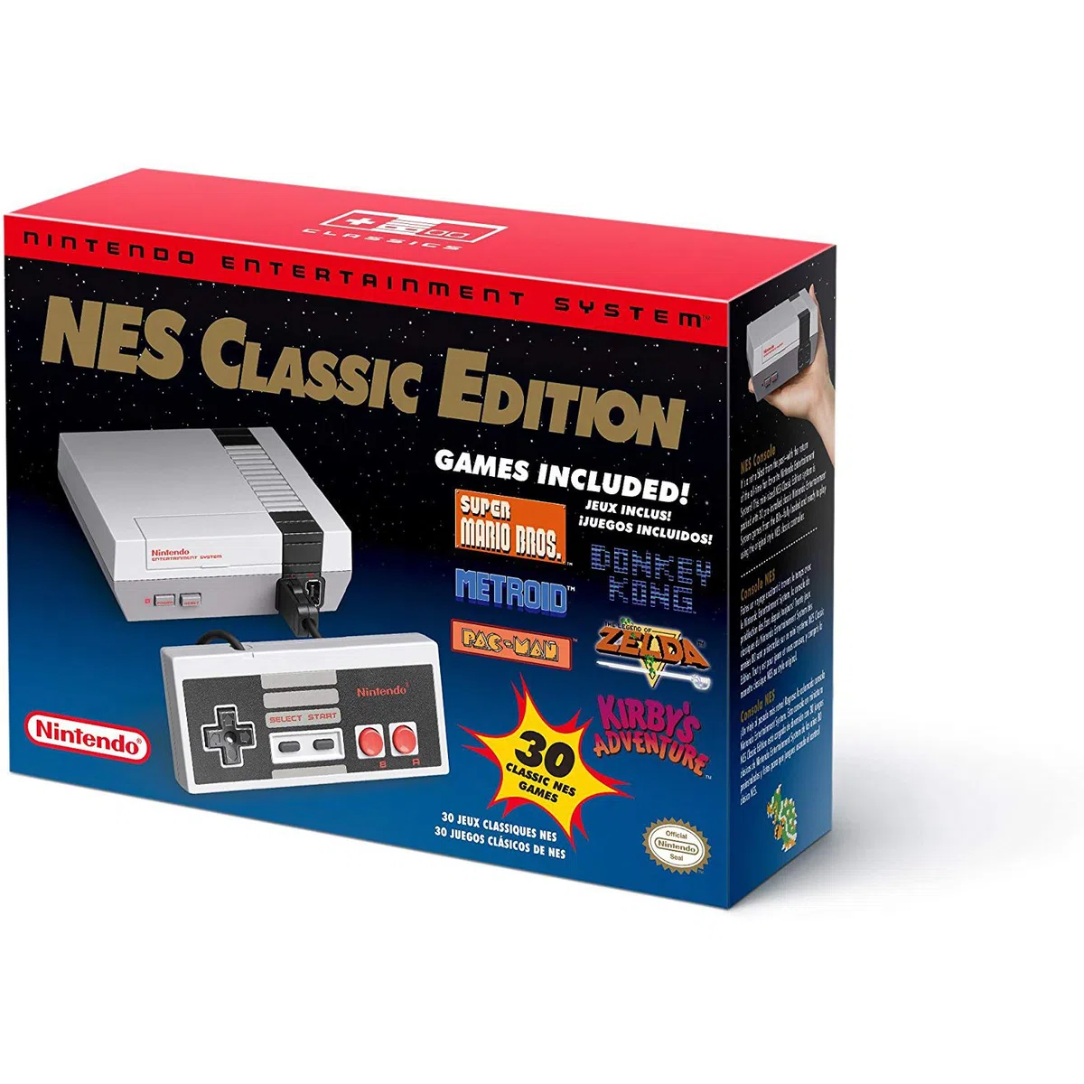 Nintendo NES Classic Edition Gris - Videoconsolas (NES / SNES, Gris, Corriente alterna, HDMI)