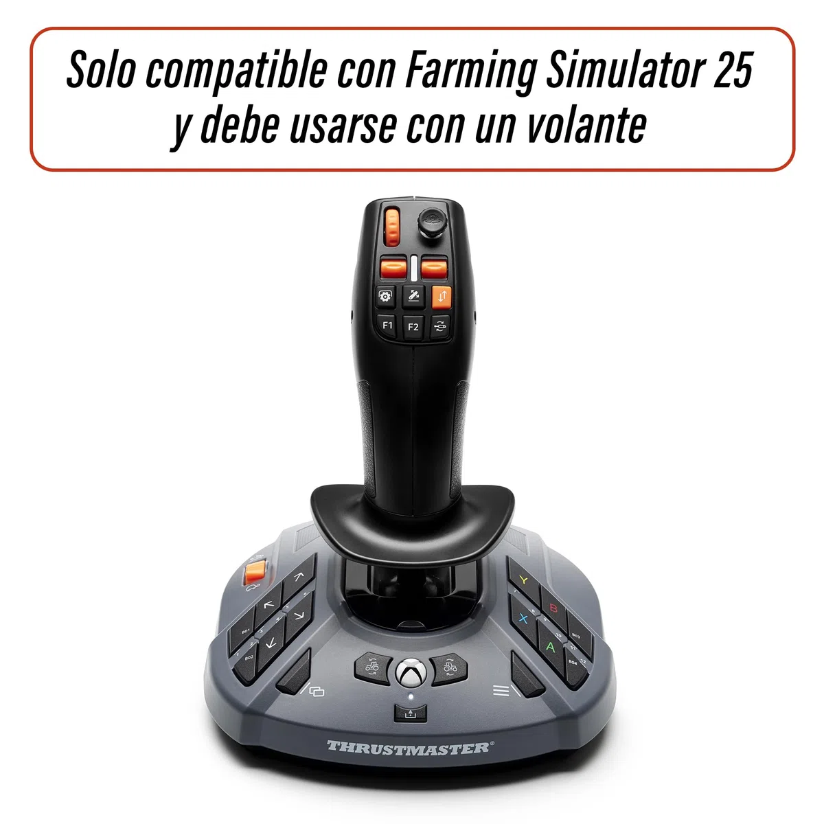 Thrustmaster SimTask FarmStick - Joystick para Simulación Agrícola y Maquinaria Pesada para Xbox Series X|S y PC (33 Botones de Acción, Control de Brazos Hidráulicos, Licencia Oficial) Negro