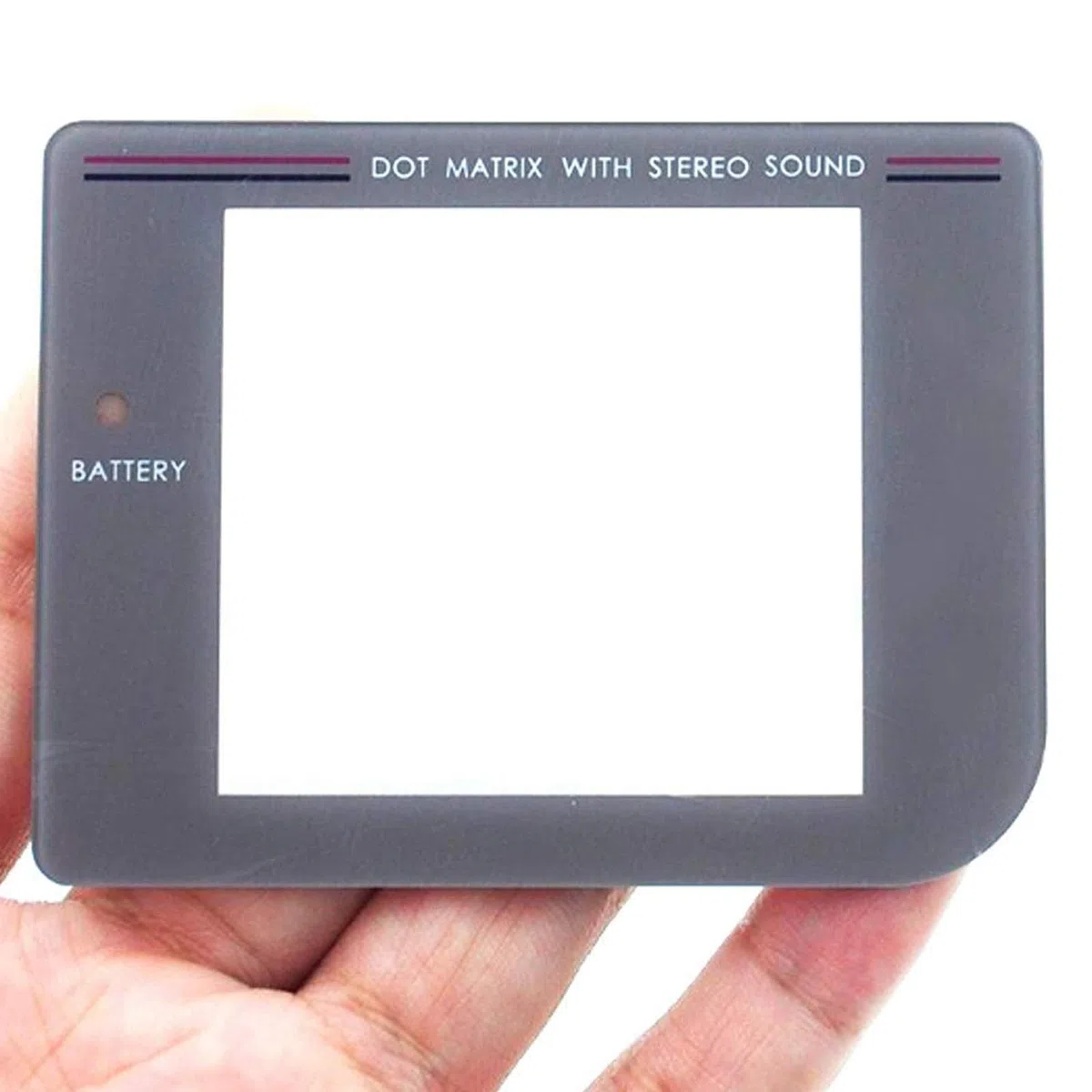 Pantalla de repuesto para Game Boy Classic (1 unidad), color gris