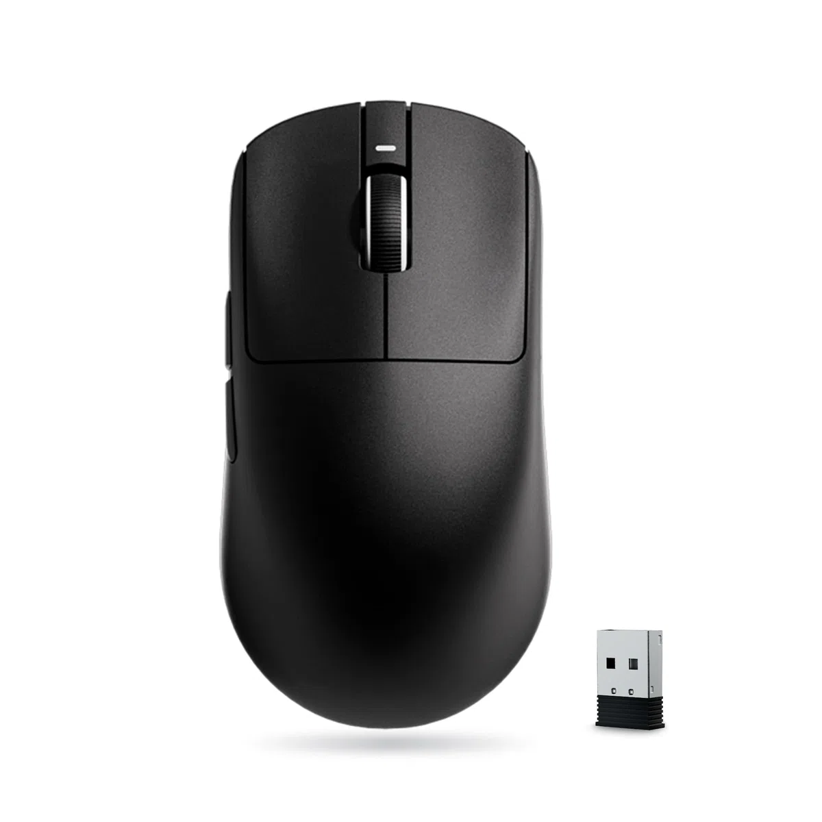 ATK VXE Dragonfly R1 Series Ratón inalámbrico para juegos - Ultraligero (48-55 g), sensor PixArt PAW3395/3395 SE, DPI ajustable hasta 26.000 (R1, negro)
