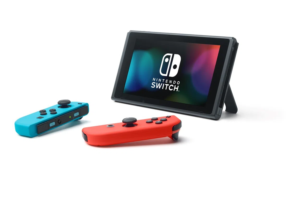 Nintendo Switch Consola Rojo Neón/Azul neón 32 GB + Mario Kart 8 Deluxe