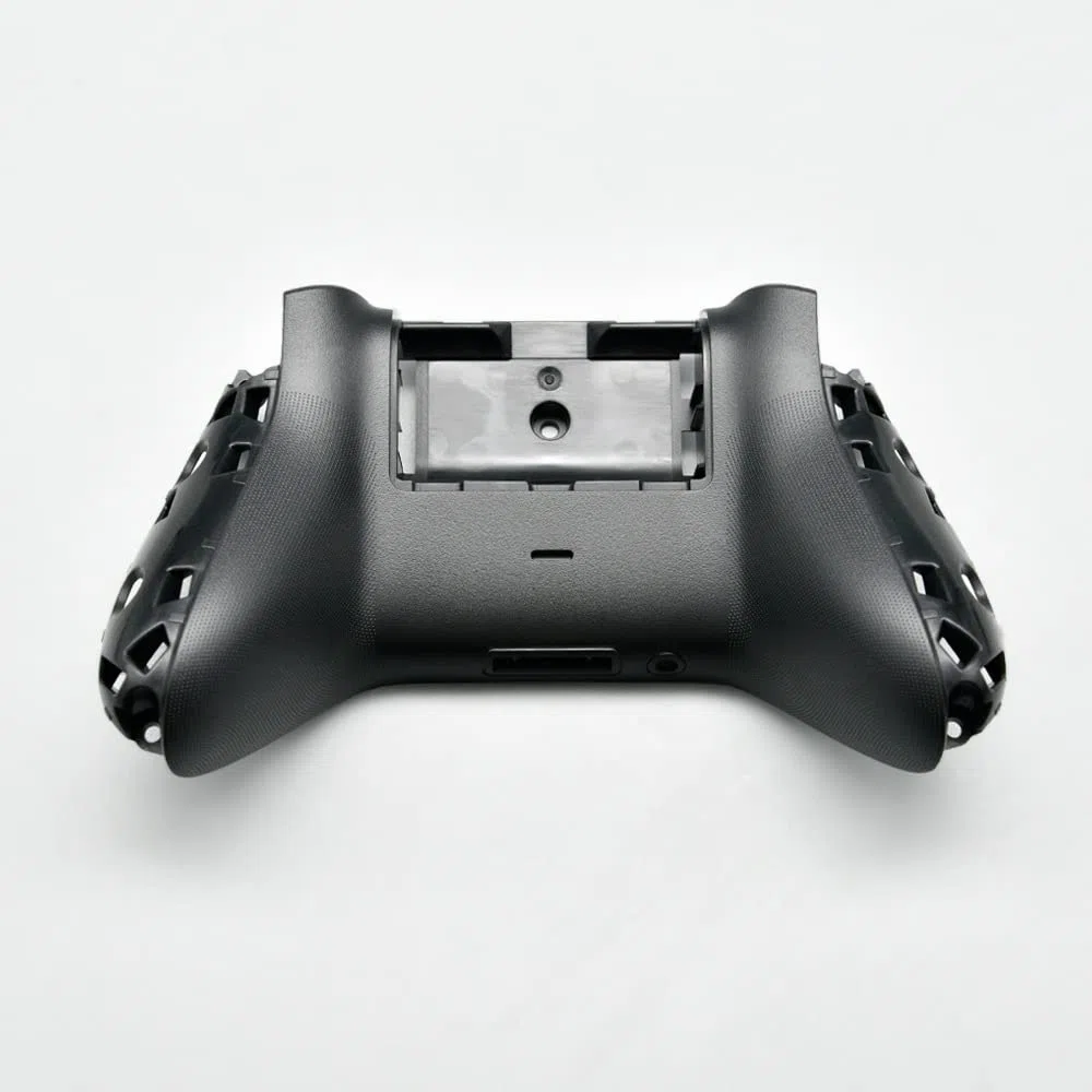 Carcasa de Repuesto para Xbox Series X/S Controller - Kit de Carcasa Completa Incluye Funda de Cáscara Marco Central Rieles Laterales Botones ABXY Parachoques LB RB Accesorios (Negro)