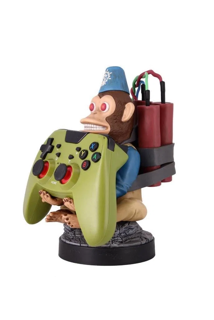 Exquisite Gaming Call of Duty Monkeybomb - Soporte Original para teléfono móvil y Controlador de Juegos, Cable Guys, Figura con Licencia