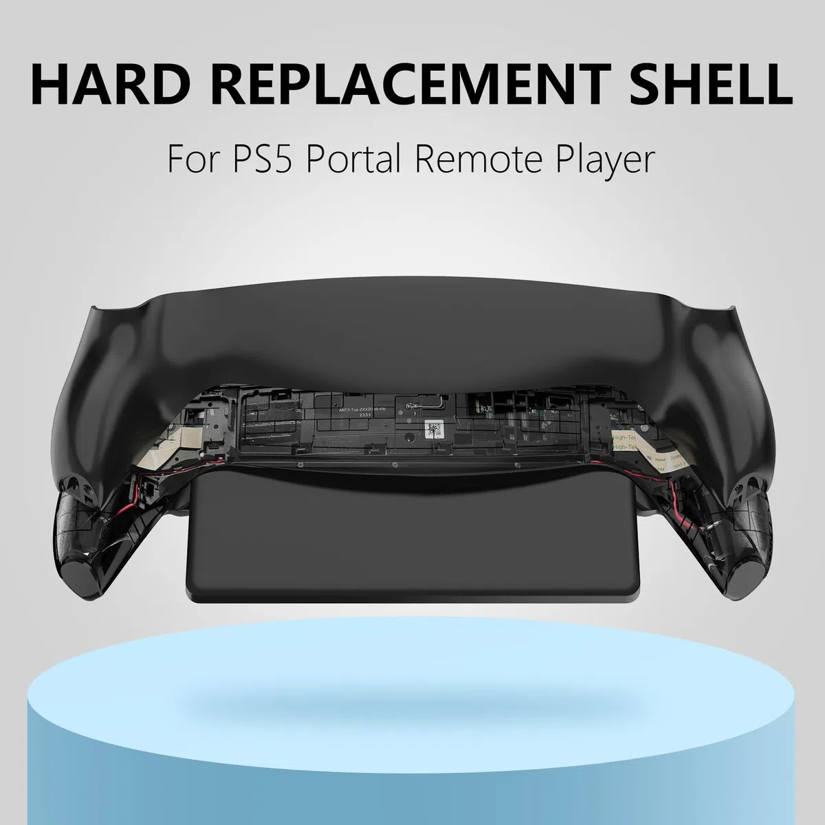 Compatible con Sony Play Station Portal/PS Portal, carcasa de repuesto para consola de juegos PS Portal, carcasa protectora (negro)