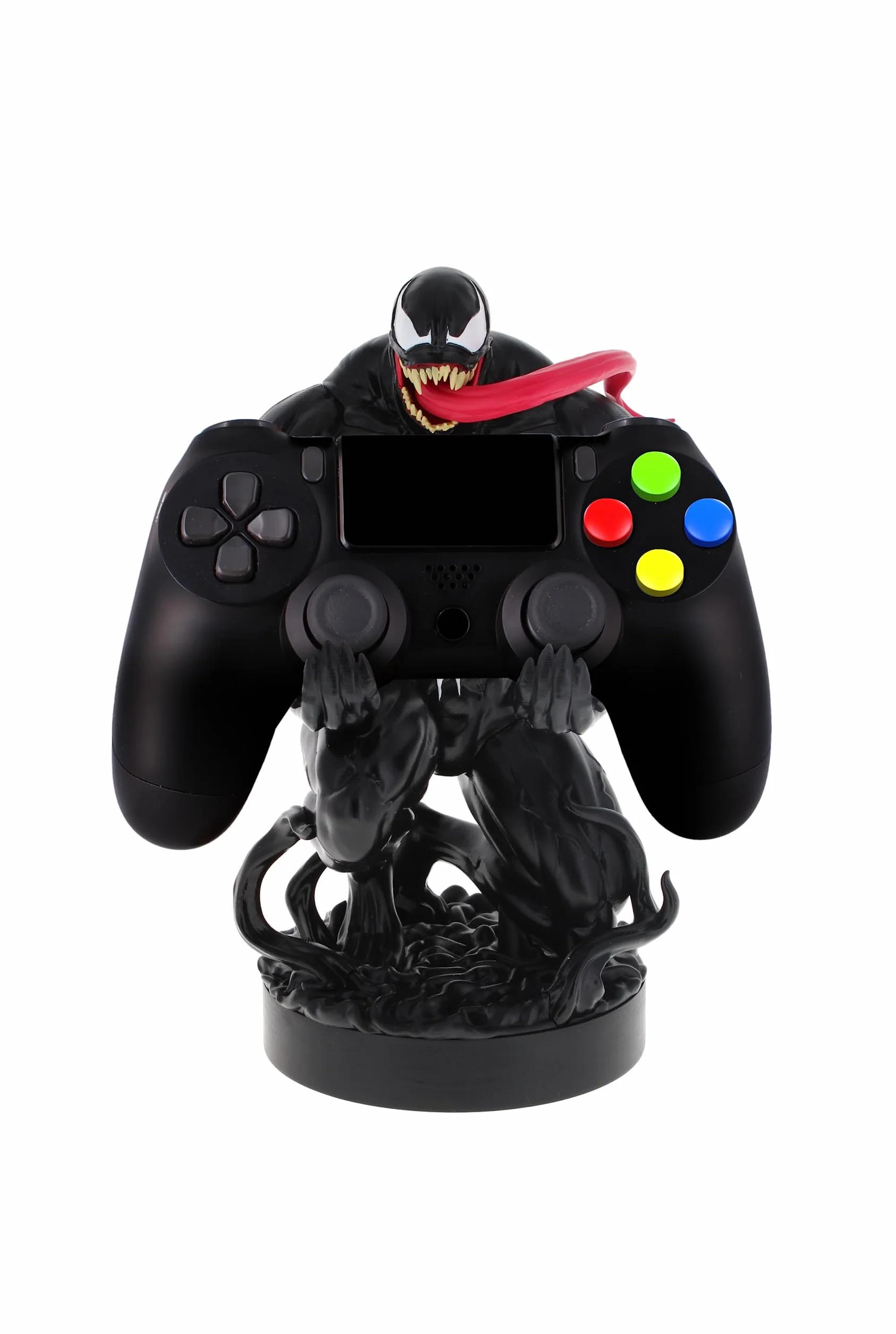 Cableguys Marvel Venom Soporte Mando y Movil - Figuras Soporte para movil y Mando, Compatible con Xbox, PlayStation y la mayoría de mandos estándar, Accesorios Escritorio Gaming
