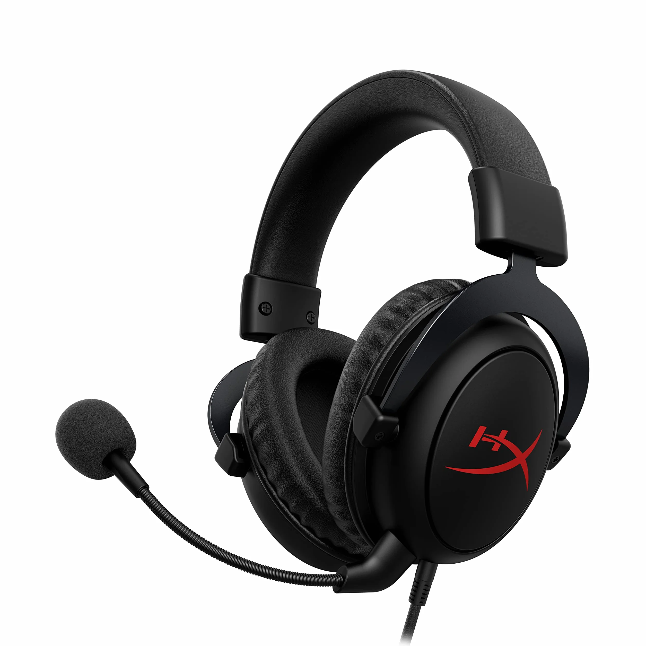 HyperX Cloud Core –Auriculares para juegos de PC, con DTS Headphone:X Spatial Audio, almohadillas de espuma viscoelástica, carcasa de aluminio resistente