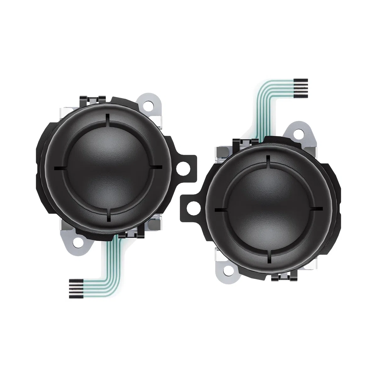 eXtremeRate Joystick 3D de Repuesto para Nintendo Switch 2, Palanca Analógica Izquierda y Derecha para Joycon 2 con Herramientas de Reparación, Multicolor (Negro)