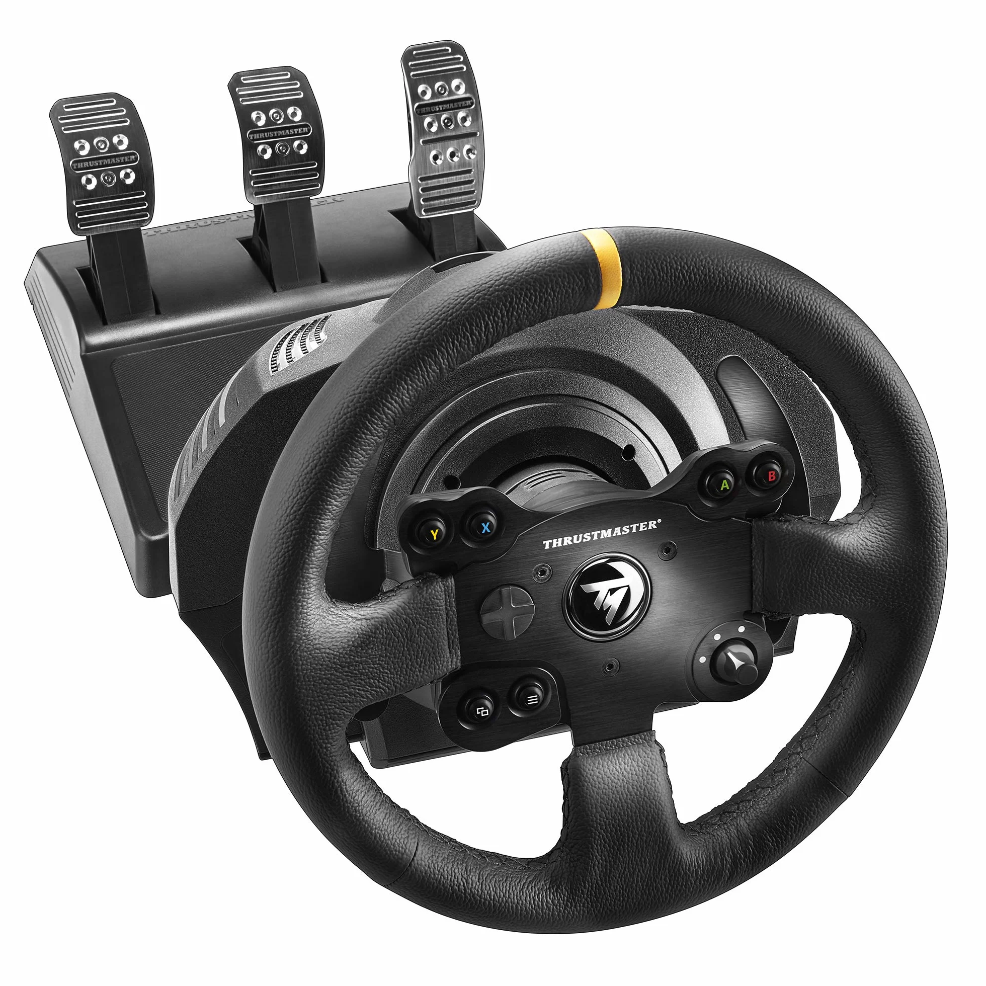 Thrustmaster TX Racing Wheel Leather Edition - Volante Cuero negro Force Feedback para Xbox Series X|S/Xbox One/PC