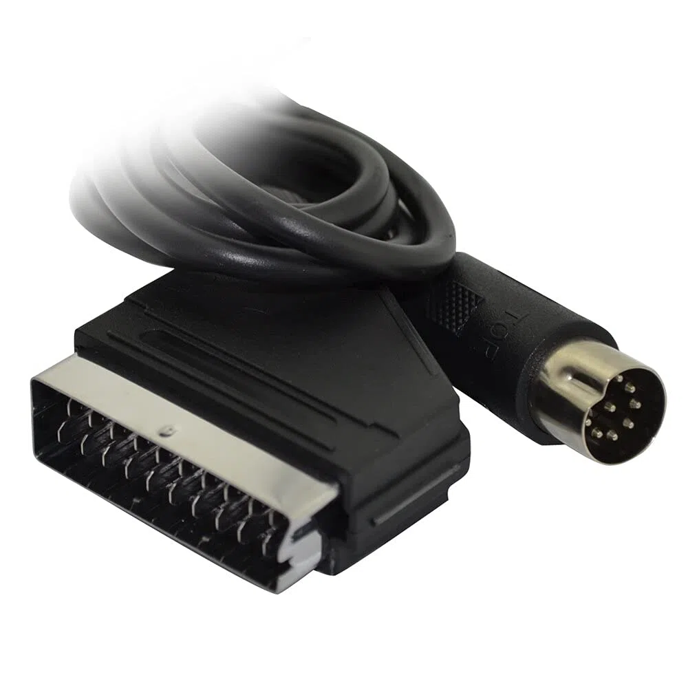 Link-e : Cable Scart Compatible con la Consola Sega Megadrive/Genesis 1er Modelo Version PAL (NO Compatible con SEGA Megadrive 2 o 1 no PAL)
