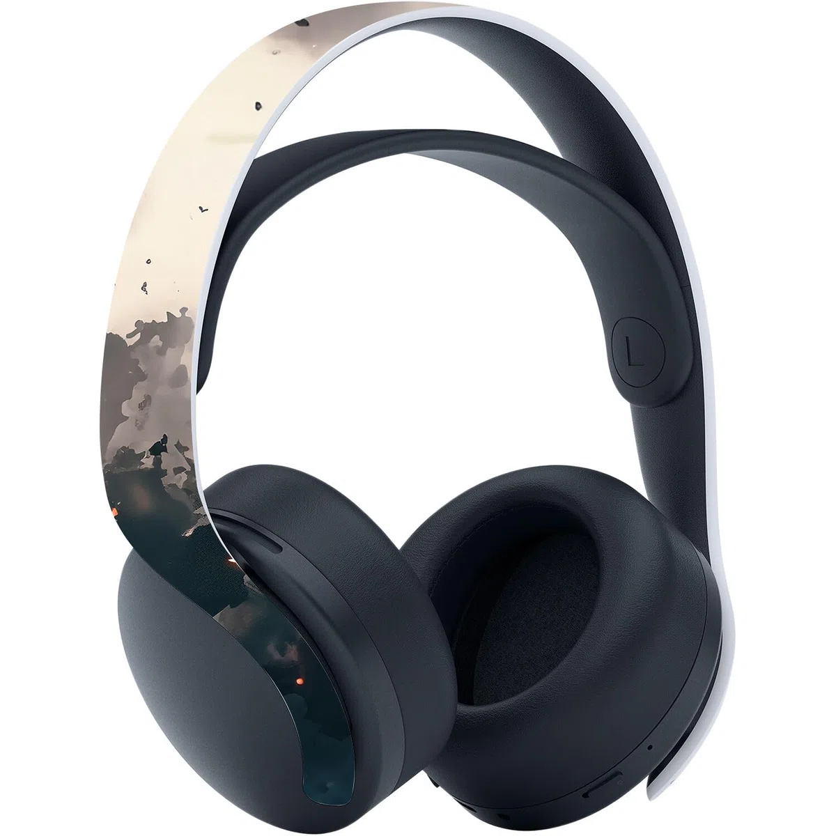PlayVital Calcomanía Vinilo para ps5 Edición Disc - Pegatina Completa para Consola, Control, Estación de Recarga, Control Remoto y Audífonos, Skins Cubierta Protectora Adhesiva(Vanguardia Solitaria)