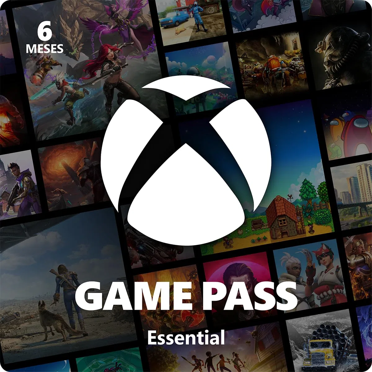 Xbox Game Pass Essential – Suscripción de 6 meses - Código de descarga