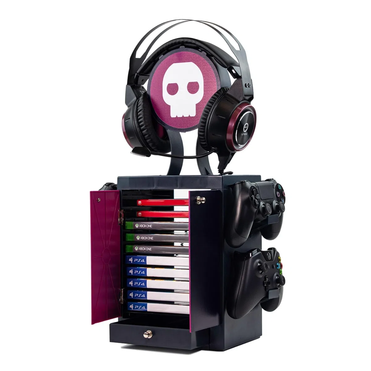 Numskull Taquilla para Juegos, Controlador, Soporte para Auriculares para PS5, Xbox Series X S, Nintendo Switch-Producto Oficial, 0 Unisex Adulto