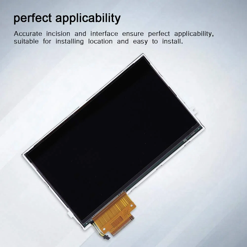 ASHATA Parte de la Pantalla LCD Consola 2000 2001 2002 2003 2004, Pantalla LCD retroiluminada, Conjuntos de Chips Profesionales, Evitar la corrosión y