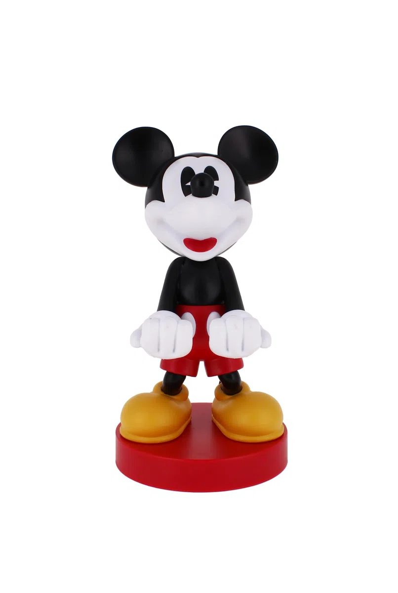 Cableguys Mickey Mouse Soporte Mando y Movil - Figuras Soporte para movil y Mando, Compatible con Xbox, PlayStation y la mayoría de mandos estándar, Accesorios Escritorio para Setup Gaming