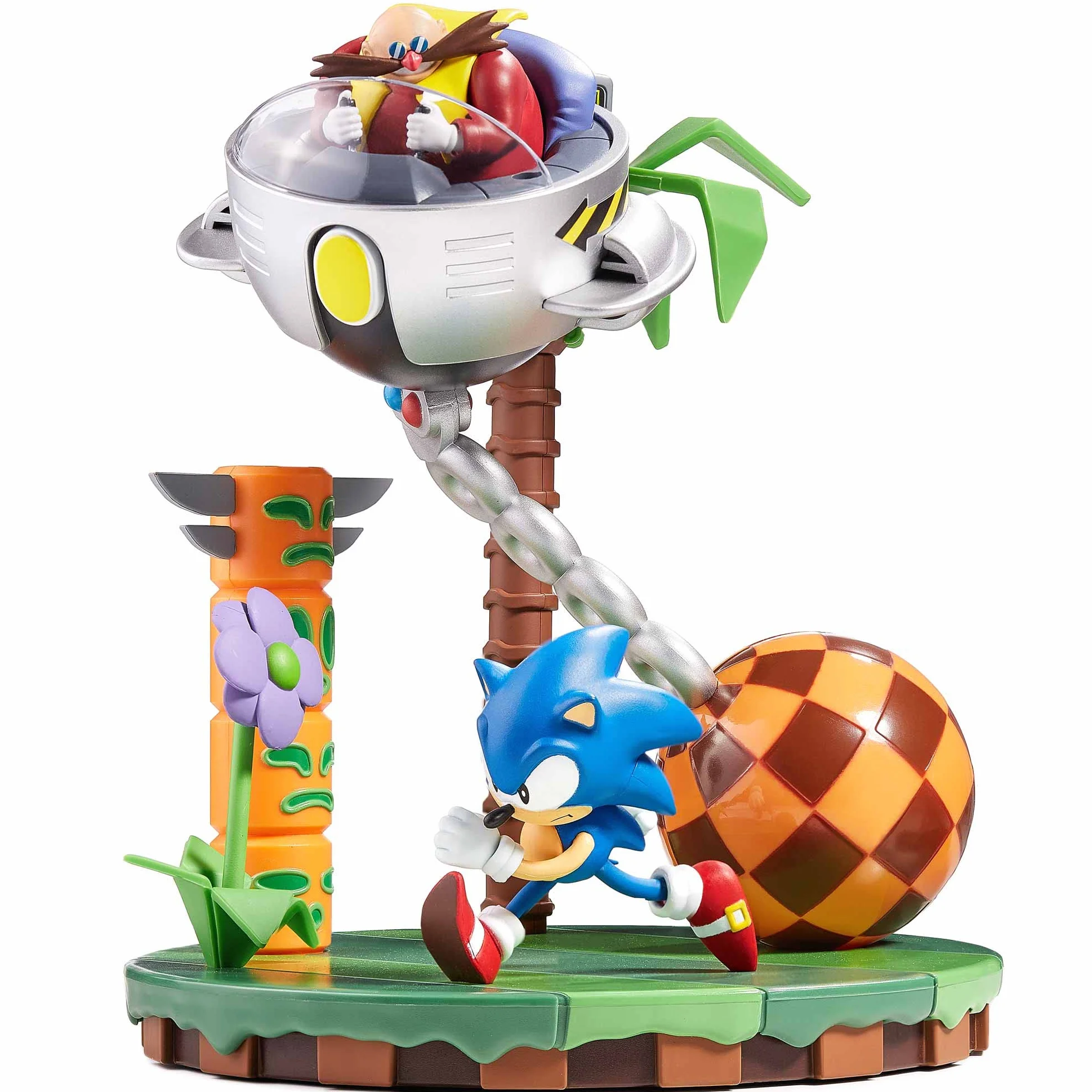 Numskull Sonic 30th Anniversary - Sonic vs Dr. Eggman (24cm) Diorama Statue (5056280431640)