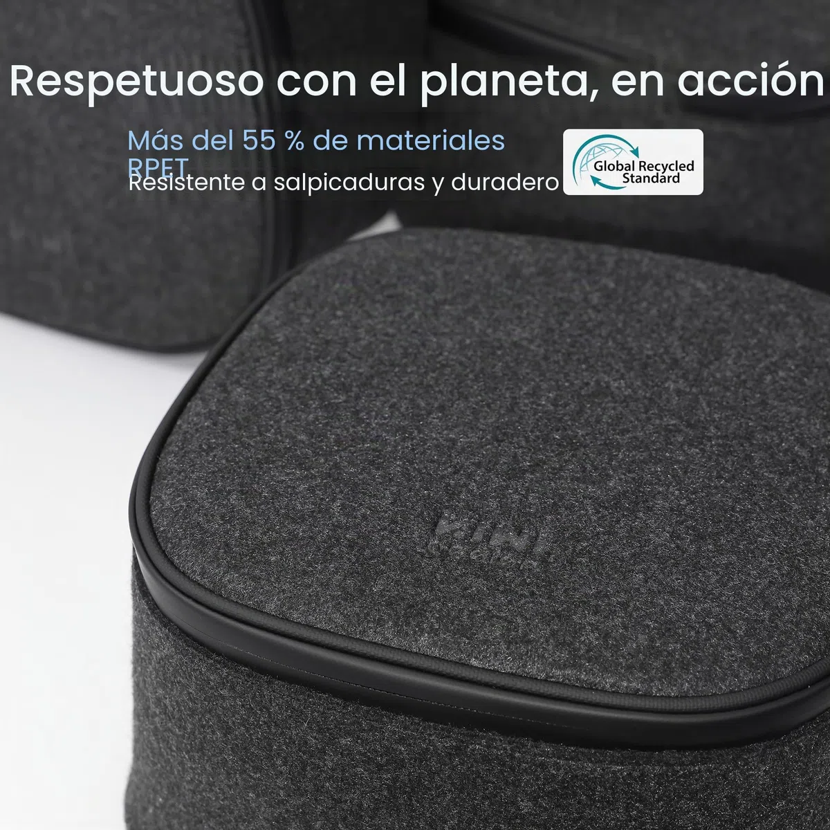KIWI design P4 Juego de Estuches de Portátiles de Dos Piezas Válido con Meta Quest 3S/Quest 3/Quest 2/Vision Pro y Accesorios para Controladores Táctiles, No Válido con Correas Elite/Halo o de Batería