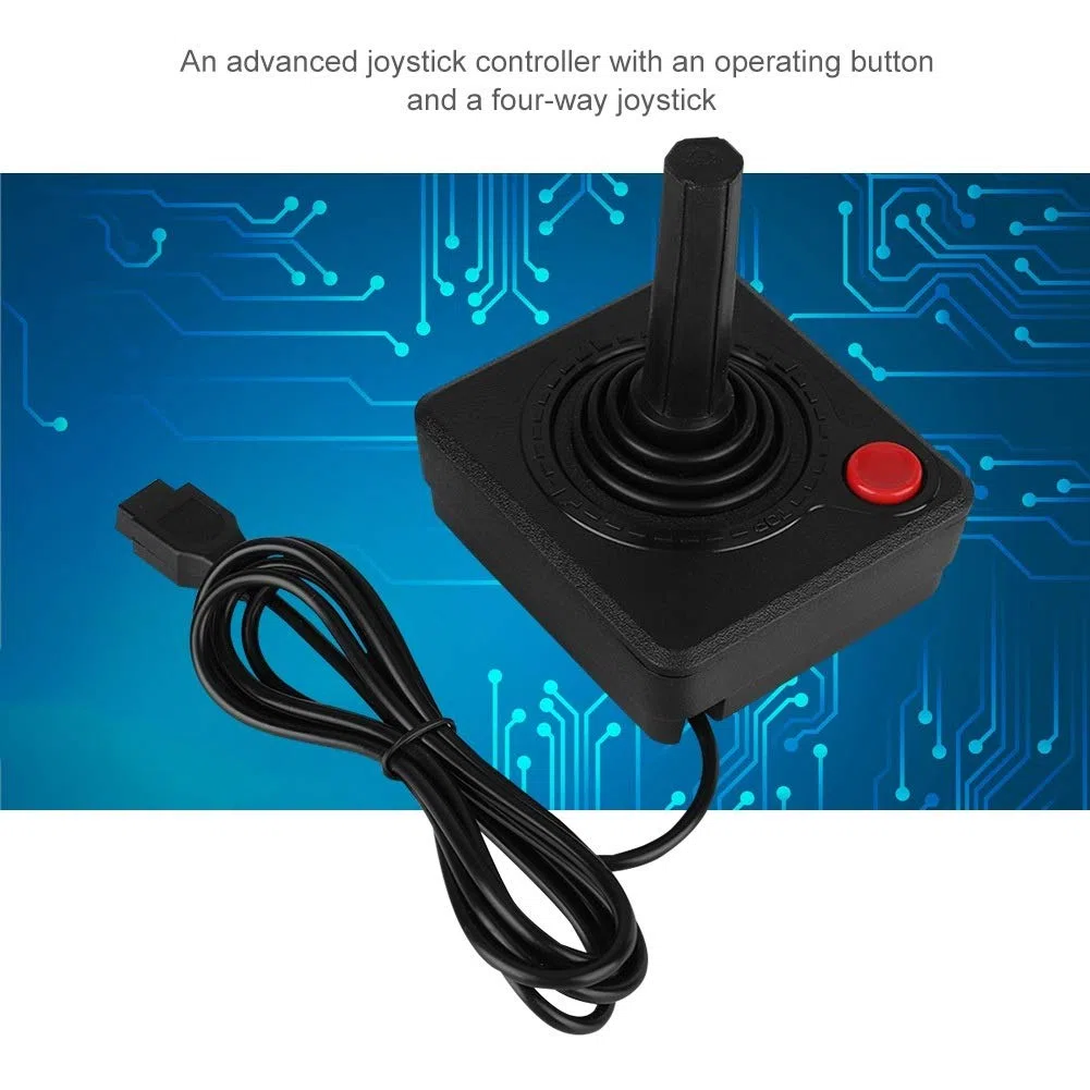 Delaman Controlador de Joystick 3D, Retro Classic Control de Juegos Analógico 3D para Atari 2600