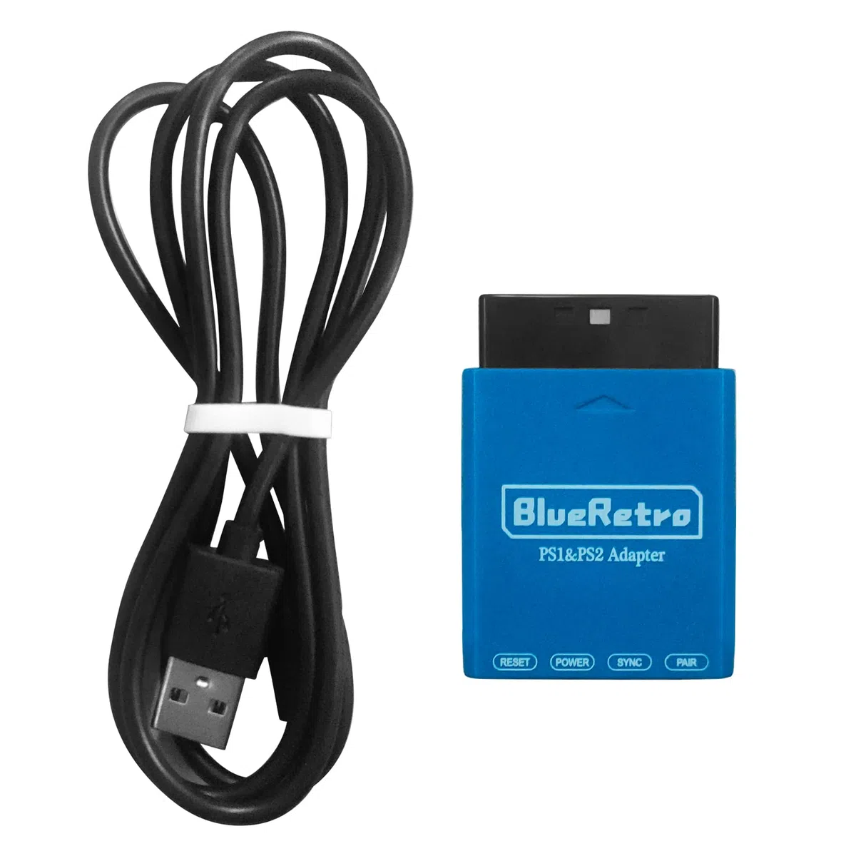 Adaptador Bluetooth inalámbrico para consola de juegos PS2 PS1 (azul)