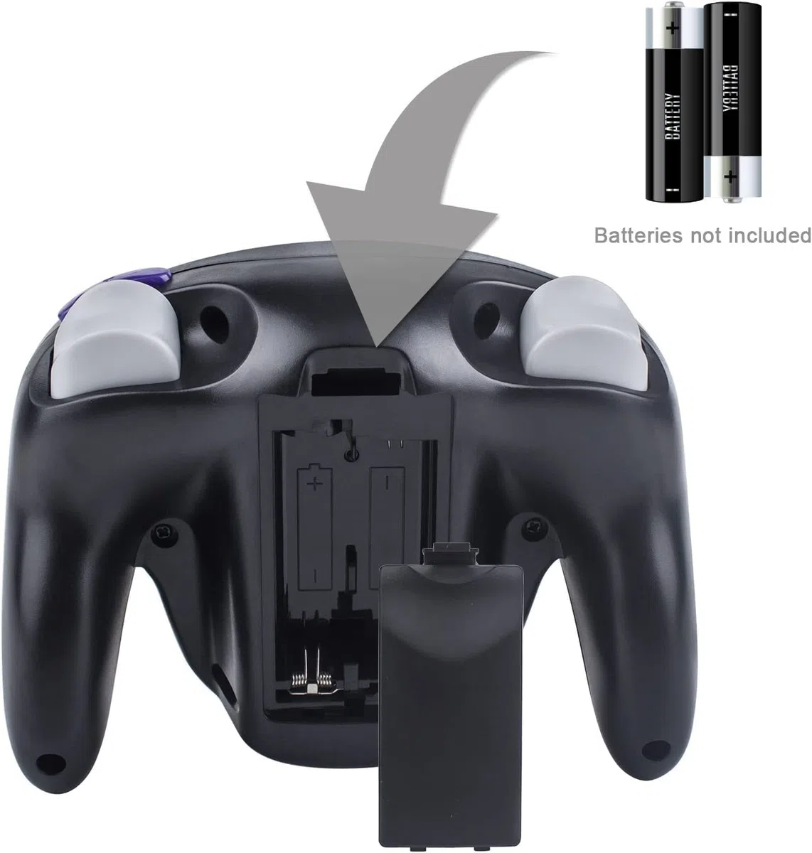 Mando Inalámbrico para Gamecube 2.4G Bluetooth NGC Gamepad Joystick Con Adaptador Receptor para Wii U GC