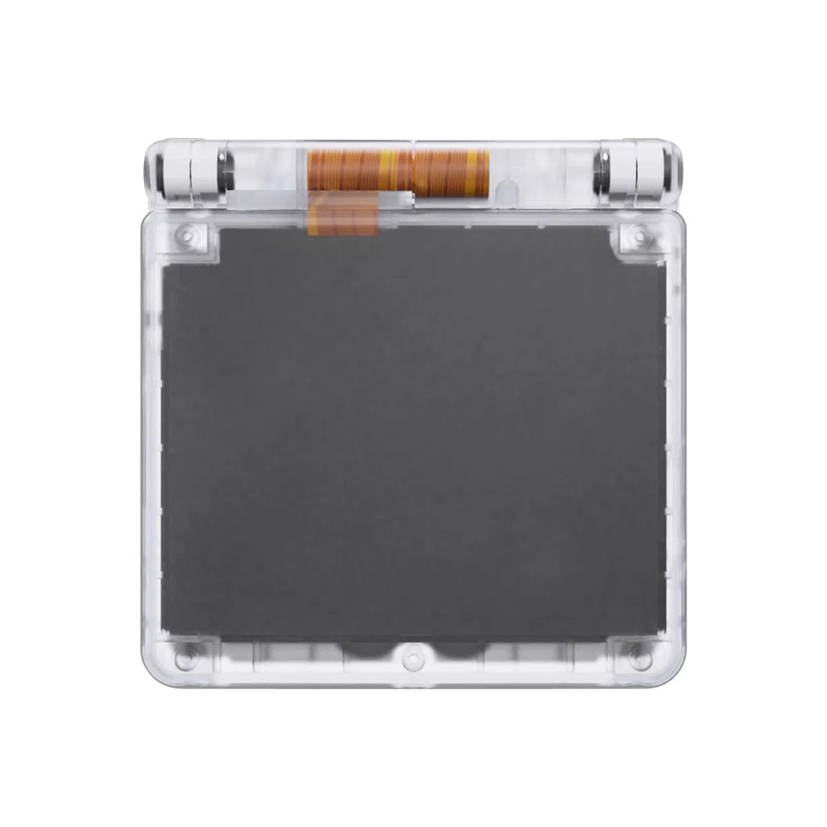 eXtremeRate Carcasa Transparente para Gameboy Advance SP, Funda Cubierta con Botones, Compatible con Todos IPS y LCD Estándar - Sin Consola ni Pantalla IPS, Claro