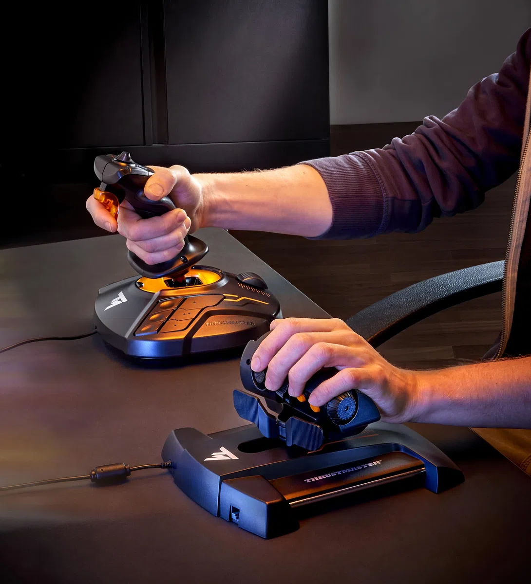 Thrustmaster T.16000M FCS HOTAS - Joystick y Mando de Potencia para PC (Tecnología Magnética H.E.A.R.T, Raíles Deslizantes S.M.A.R.T, 30 Botones, Ideal para Flight Simulator y Star Citizen)