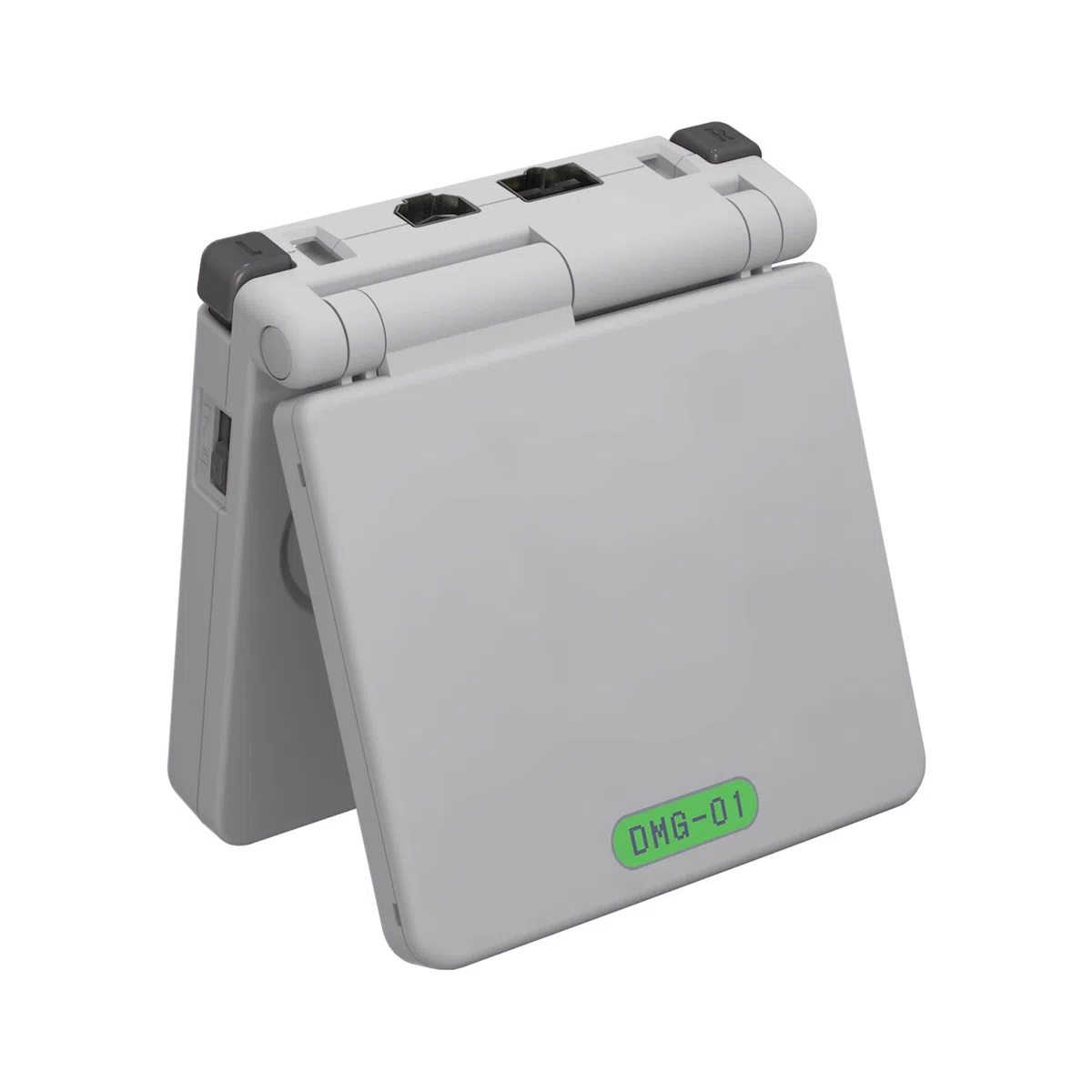 eXtremeRate Carcasa de Repuesto para Game Boy Advance SP, Funda con Botones y Placa de Cubierta, Compatible con Pantallas IPS y LCD Estándar - No Incluye Consola ni Pantalla, Clásico 1989 GB DMG-01