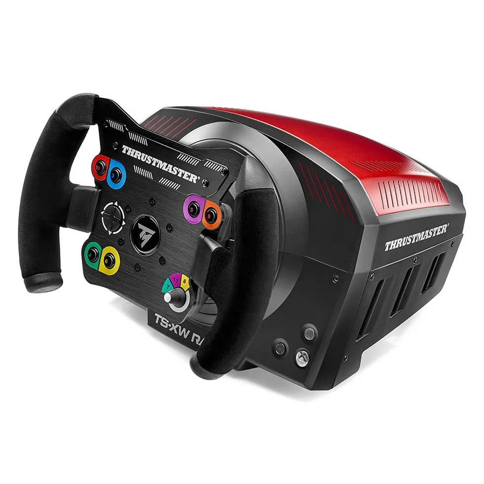 Thrustmaster TM Open Wheel Add-On - Aro de Volante Desmontable (Estilo F1 / GT, Grip de Ante, Levas de Metal, Compatible con PS5, Xbox y PC) Negro