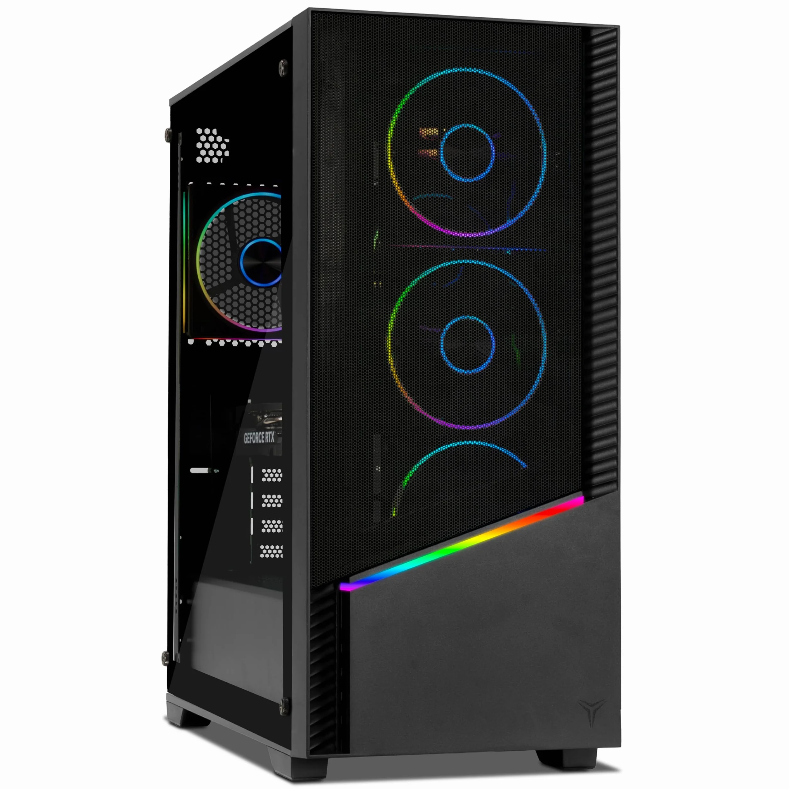 YEYIAN PC Gaming Elara Z5 Copilot Esports AMD Ryzen 5 9600X 6 Cores a 5,4 GHz | NVIDIA GeForce RTX 5060 8GB GDDR7 | 32GB DDR5 6000 MHz | 1TB SSD M.2 NVMe Gen4 | LAN, WiFi, Bluetooth | Windows 11 Pro